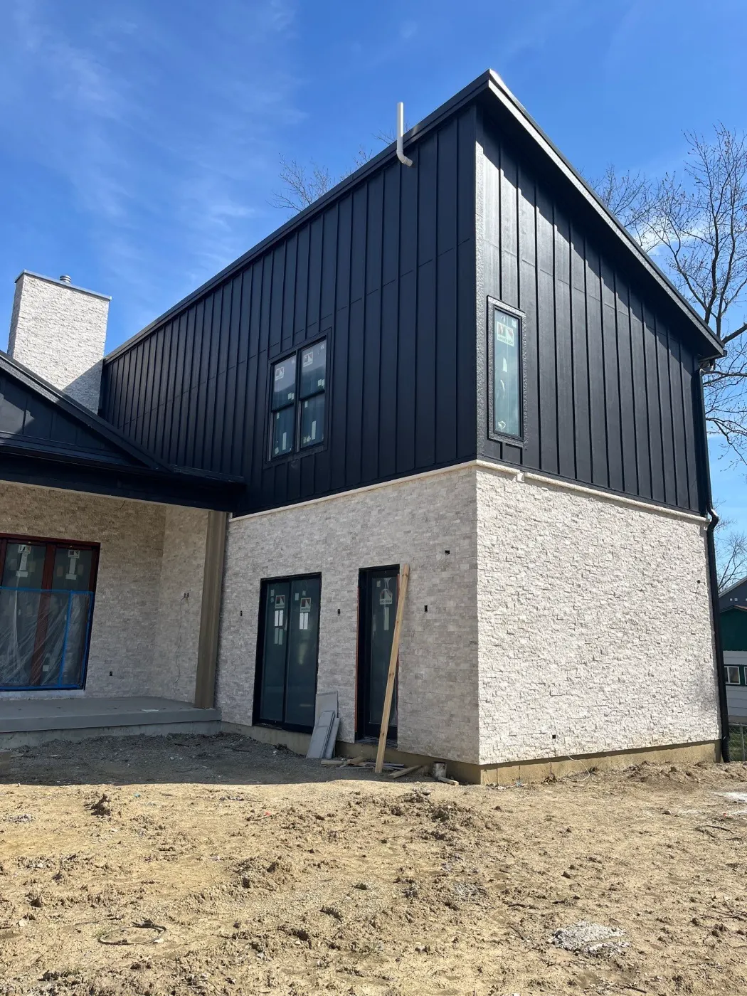 Flashing and seam work in Fairland